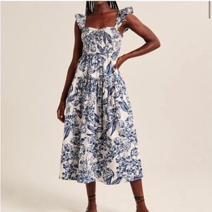 Abercrombie and Fitch Flutter sleeve dress